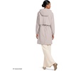Lands’ End Women’s Squall Packable Long Raincoat(Soft Mushroom)