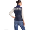 Lands’ End Women’s Wanderweight Packable Ultralight Down Vest(Deep Sea Navy Fairisle)
