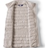 Lands’ End Women’s Wanderweight Packable Ultralight Down Vest(Soft Mushroom)