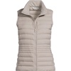 Lands’ End Women’s Wanderweight Packable Ultralight Down Vest(Soft Mushroom)