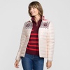 Lands’ End Women’s Wanderweight Ultralight Packable Down Jacket(Bright Poppy Fairisle)