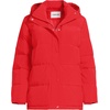 Lands’ End Women’s Wide Channel 600 Down Puffer Jacket(Compass Red)