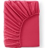 Comfy Super Soft Cotton Flannel Fitted Bed Sheet – 5oz Queen Cypress Green(Vibrant Red)