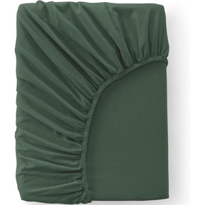 Comfy Super Soft Cotton Flannel Fitted Bed Sheet – 5oz Queen Cypress Green(Cypress Green)