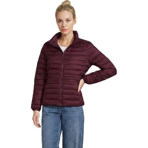 Lands’ End Women’s Wanderweight Ultralight Packable Down Jacket(Lush Burgundy)