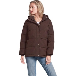 Lands’ End Women’s Wide Channel 600 Down Puffer Jacket(Rich Coffee)