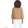 Lands’ End Women’s Drifter Jersey Crewneck Sweater(Light Camel Argyle)