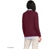 Lands’ End Women’s Drifter Jersey Crewneck Sweater(Rich Burgundy)