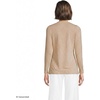 Women’s Plus Size Lightweight Jersey Skimming Long Sleeve Crew Neck T-shirt(French Pecan Heather)