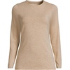 Women’s Plus Size Lightweight Jersey Skimming Long Sleeve Crew Neck T-shirt(French Pecan Heather)