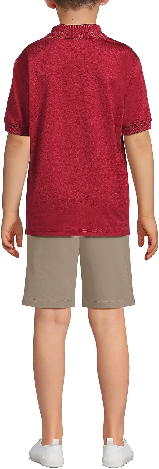 image:imageSchool Uniform Kids Short Sleeve Rapid Dry Polo ShirtGarnet