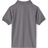 School Uniform Kids Short Sleeve Rapid Dry Polo Shirt(Arctic Gray)