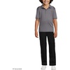 School Uniform Kids Short Sleeve Rapid Dry Polo Shirt(Arctic Gray)
