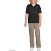 School Uniform Kids Short Sleeve Rapid Dry Polo Shirt(Black)