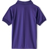 School Uniform Kids Short Sleeve Rapid Dry Polo Shirt(Deep Purple)