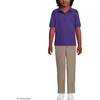 School Uniform Kids Short Sleeve Rapid Dry Polo Shirt(Deep Purple)