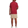 School Uniform Kids Short Sleeve Rapid Dry Polo Shirt(Garnet)