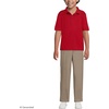 School Uniform Kids Short Sleeve Rapid Dry Polo Shirt(Red)