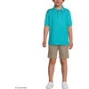 School Uniform Kids Short Sleeve Rapid Dry Polo Shirt(Teal Breeze)