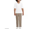 School Uniform Kids Short Sleeve Rapid Dry Polo Shirt(White)