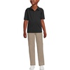 School Uniform Kids Short Sleeve Rapid Dry Polo Shirt(Black)