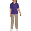 School Uniform Kids Short Sleeve Rapid Dry Polo Shirt(Deep Purple)