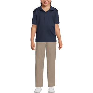 School Uniform Kids Short Sleeve Rapid Dry Polo Shirt(Classic Navy)