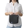 Lands’ End Small Hanging Toiletry Bag for Travel, Canvas Hanging Dopp Kit Hygiene Bag (Navy)(Black)