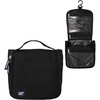 Lands’ End Small Hanging Toiletry Bag for Travel, Canvas Hanging Dopp Kit Hygiene Bag (Navy)(Black)