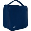Lands’ End Small Hanging Toiletry Bag for Travel, Canvas Hanging Dopp Kit Hygiene Bag (Navy)(Navy)