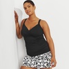 Lands’ End Women’s Chlorine Resistant Wrap Tankini Swimsuit Top