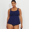 Lands’ End Women’s Flutter Tankini Top(2x Plus)