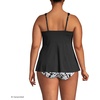 Lands’ End Women’s Flutter Tankini Top(Black)