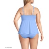 Lands’ End Women’s Flutter Tankini Top(Clear Blue Sky)