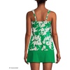 Lands’ End Women’s Flutter Tankini Top(Fresh Grass Painted Flower)