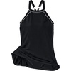 Lands’ End Women’s High Neck Swim Dress(Black/White)