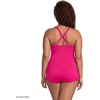 Women’s Tugless High Neck Strappy Back Tankini Swimsuit Top(Riviera Rose)