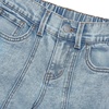 Girls Denim Cargo Wide Leg Jeans(Light Blue Sky)