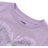 Lands’ End Girls Graphic Tee(Sequins Butterfly/Lilac)
