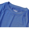Lands’ End Girls Thermal Base Layer Long Underwear Thermaskin Crew Neck Shirt(Dazzling Blue)