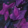 Lands’ End Girls Thermal Base Layer Long Underwear Thermaskin Crew Neck Shirt(Stars/Bright Purple)