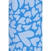 Lands’ End Girls Tough Cotton Novelty Leggings(Tossed Hearts/Vista Blue)