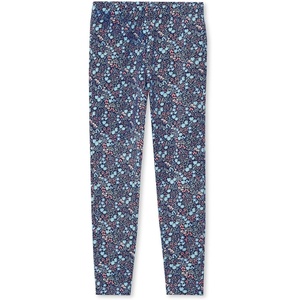 Lands’ End Girls Tough Cotton Novelty Leggings(Ditsy Floral Multi/Navy)