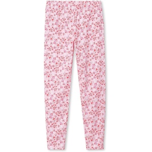 Lands’ End Girls Tough Cotton Novelty Leggings(Floral/Orchid Pink)
