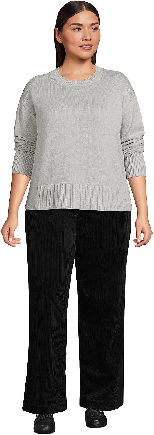 image:imageWomens Tencel Fiber High Rise Wide Leg PantsBlack