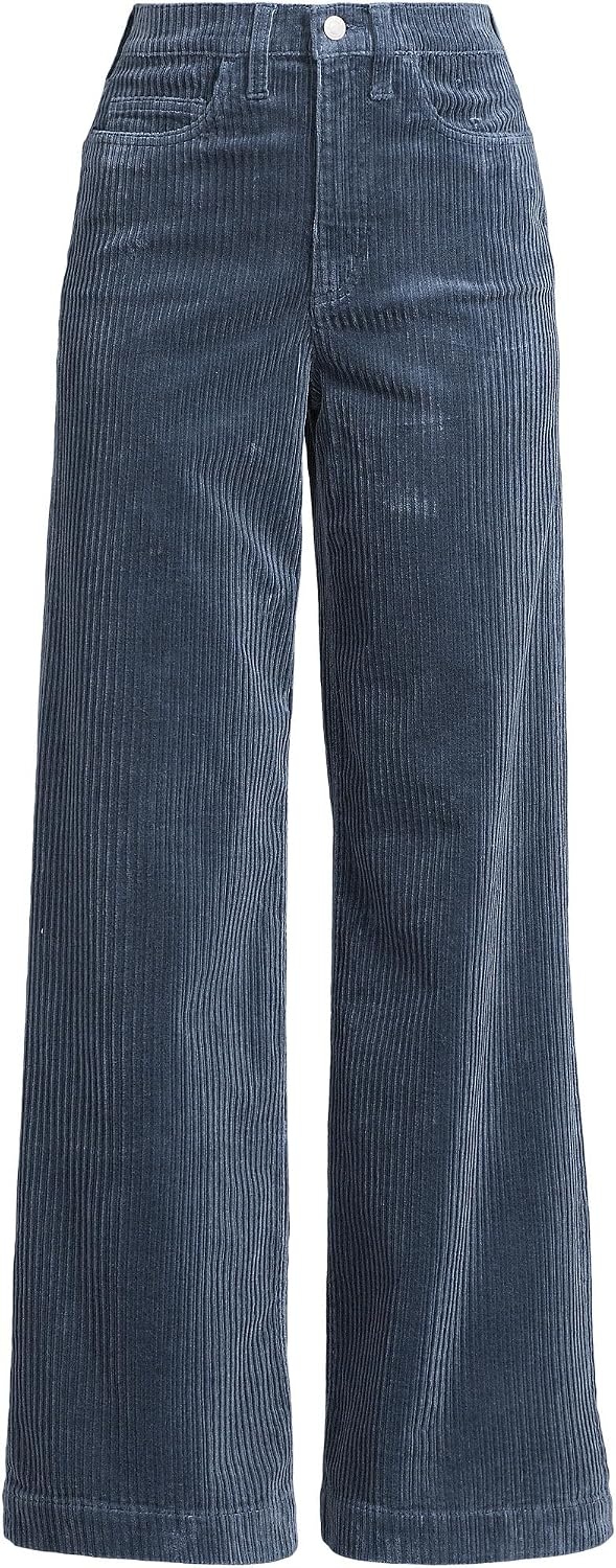 image:imageWomens Tencel Fiber High Rise Wide Leg PantsDusty Indigo