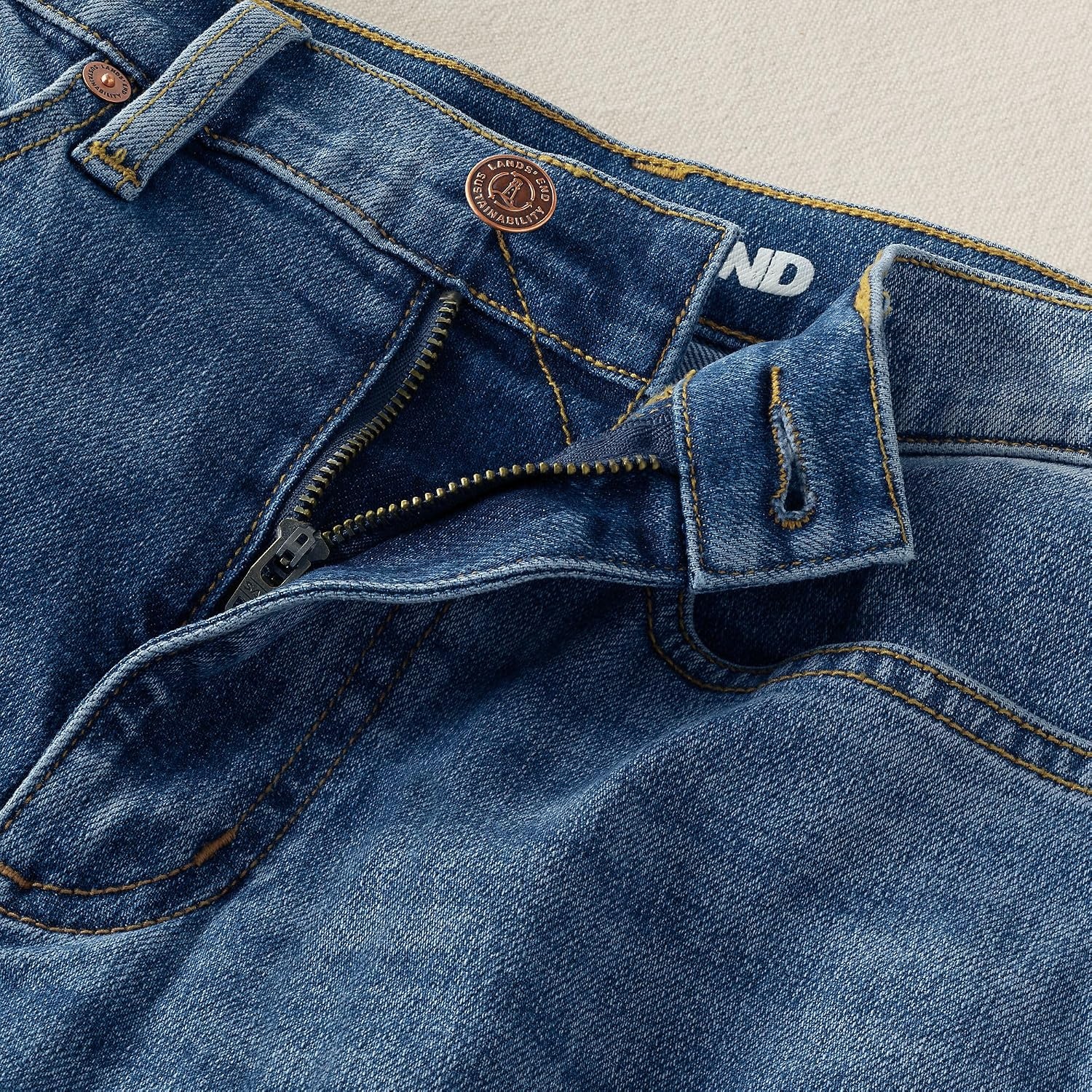 image:imageWomens Tencel Fiber High Rise Wide Leg PantsIndigo Tide Blue