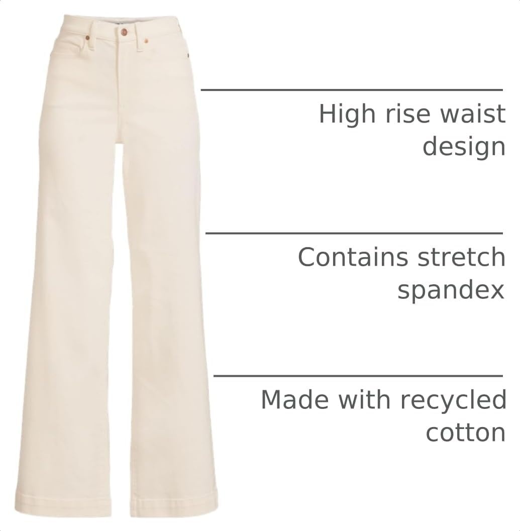 image:imageWomens Tencel Fiber High Rise Wide Leg PantsNatural
