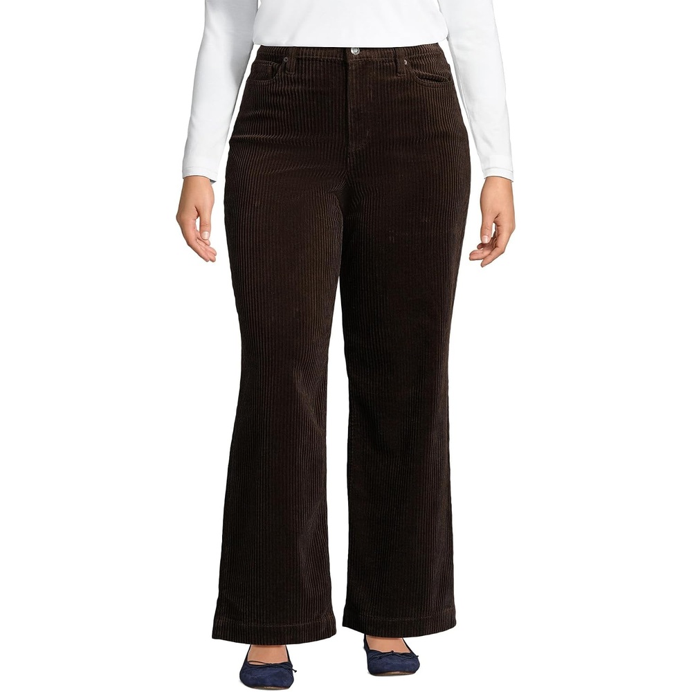 image:imageWomens Tencel Fiber High Rise Wide Leg PantsRich Coffee