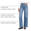 Women’s Tencel™ Fiber High Rise Wide Leg Pants(Beau Blue)